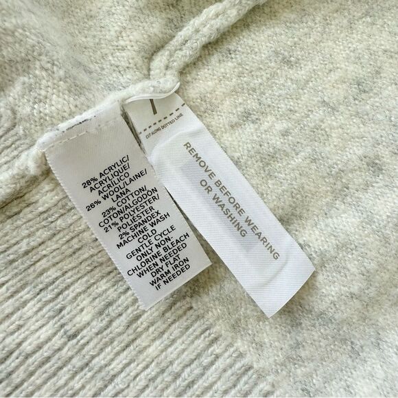 Ann Taylor LOFT Womens Petite Sweater Cardigan Longsleeve Grey Pockets MP - Picture 3 of 3